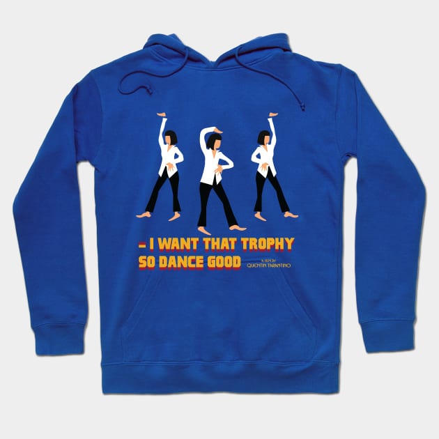 Mia Wallace Dancing Hoodie by SmokedPaprika